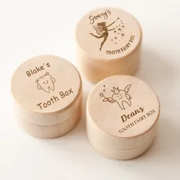 Party Favour Personalised Engraved Baby Teeth Box Perfect Keepsake For All Tooth Holder Custom Wooden Fairy