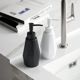Liquid Soap Dispenser Black Hand Sanitizer Shampoo Resin Bottle Portable Shower Gel Foam Bathroom Accessories