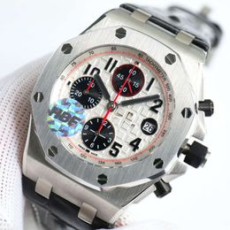 Mechanical AAAAA 26238 HPF Movement Watch Designers Time The White APS Series Steel Alloy APF Chronograph Automatic Factory 26400 Ceramics Men's 9C9e