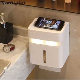 Night Lights New type of LED smart tissue box desk lamp waterproof creative multifunctional intelligent induction night light S240513