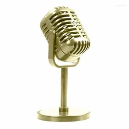 Microphones Classic Retro Dynamic Vocal Microphone Vintage Mic Universal Stand For Live Performance Karaoke Studio Recording Easy Instal