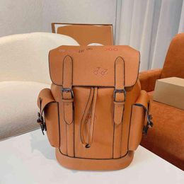 10A Fashion High Capacity Shoulder Bucket Bags Unisex Handbag Backpack Letter Print Leather Designer 220125 Closure Embroidered Crossbo Tpao