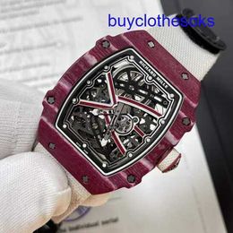 Lastest RM Wrist Watch Rm67-02 Automatic Mechanical Watch Rm6702 Qatar Carbon Fiber Ntpt Exclusive Fashion Casual