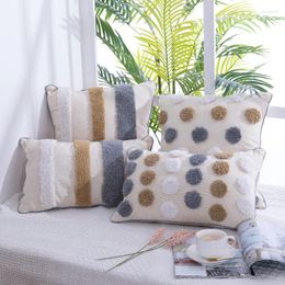 Pillow Tufted Home Decoration Case 45x45cm 30x50cm Morocco Boho Nordic Style Cotton Cover For Sofa Chair