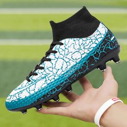 Football shoes for men, high school, youth, and young students, training shoes for artificial grass, long broken spiked shoes 35-47
