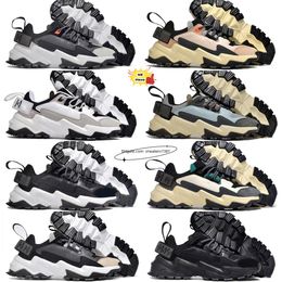 Designer shoes mountaineering shoes ozweego Snekers Mens Retro Running shoes Womens Absorbing breathable Cowhide Black White Yellow leather OG Outdoors Trainers