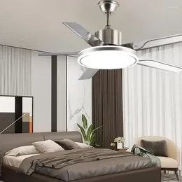 Frequency Conversion Mute Lights Dining /Living Room Bedroom And Household Fan-Style Ceiling Lamp