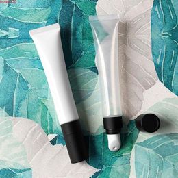15ml 20ml Ceramics Head Squeeze Bottle Refillable Sunscreen Cream Soft Tube Empty Lip Balm Lotion For Travel 50pcs/lothigh qty Otgwc Hbhvg