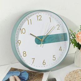 Wall Clocks 12 Inch Living Room Bedroom Minimalist Hanging Clock Silent Movement Quartz