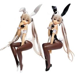 Action Toy Figures New 14cm Yosuga no Sora Anime Figure Kasugano Sora Sexy Bunny Girl Model Host Computer Chassis Decor Car Ornaments Toy have box Y240514