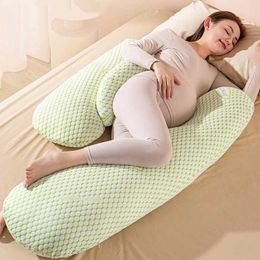 Maternity Pillows U-shaped maternity cushion with detachable pillowcase providing better neck and back support while sleeping at home H240514