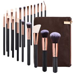 Hot sale 20 pieces of black makeup brush set beauty tools foundation make-up brush eye shadow brush powder brush