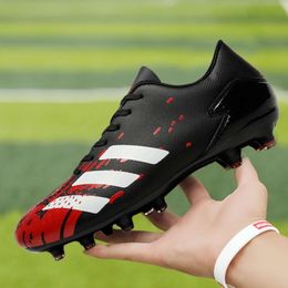 Low top Football boot for men and women adult spiked student artificial grass sneakers AG spike training shoes