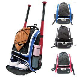 Outdoor Bags Baseball Backpack Bat With Fence Hook & Shoes Compartment Large Capacity Multi Pockets For Tennis