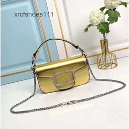 Chain Event 2024 Locoo Crossbody Diamond Designer Leather Bag Shoulder Purse Handbag New Woman Valenttieno Fashion Bags Single Vo Lady Crystal Calf 1PWQ