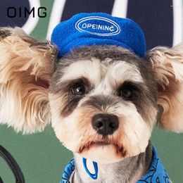 Dog Apparel OIMG Fashion Pet Supplies Cats Dogs Accessories Schnauzer Yorkies Chihuahua Beret Decorative Hat Concave Shape