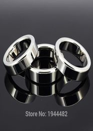 Stainless Steel Cock Rings Metal Cockring for Men Ball Stretcher BDSM Toys Penis Ring ScrotalScrotum Bondage Ball Weights Male5441460