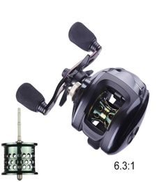 Baitcasting Reel 121 Ball Bearing Shallow High Speed Baitcast Fishing Reels 631 Gear Ratio with 55KG Max Drag Saltwater Right 8311583