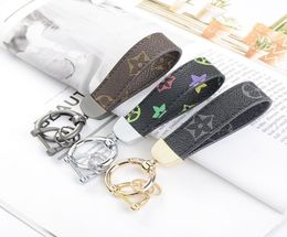 Leather keychains party favor mouse designer pendant cartoon cute key schoolbag car mobile phone pendant keychain accessories3865663