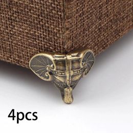 Jewellery Pouches 4 Pieces Wood Case Feet Leg Corner Protector Home Decoration Cabinet