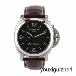 Luxury Wrist Watch Panerai LUMINOR1950 Series 44mm Diameter Automatic Mechanical Men's Watch Watch PAM00320 Stainless Steel Date Display Dual Time Zones