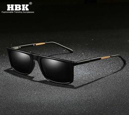 HBK Luxury Rectangle Mens Polarised Sunglasses 2020 New Trending Sun Glasses Quality TAC UV Protective Lens Anti Glare Shades2534203
