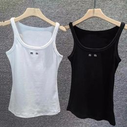 Women's Tanks M-Style 2024 Spring Cotton Tank Sleeveless Bottom Top For Women