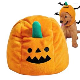 Dog Apparel Cat Halloween Hat Breathable Pumpkin Headdress Soft Portable For Holiday Party Cosplay Cute Pet Daily Life