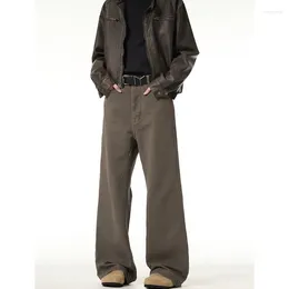 Women's Jeans Khaki Baggy Vintage Korean Oversize High Waist Cowboy Pants Harajuku Denim Trouser 90s Y2k Emo 2000s Trashy Clothe