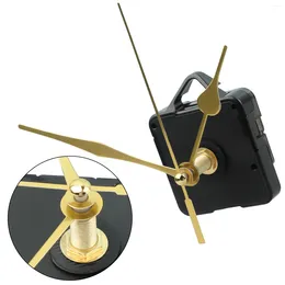 Clocks Accessories 7pcs/set Clock Repair Set 1.5V Battery Gold Hands Long Plastic Aluminum Quartz Movement Kit