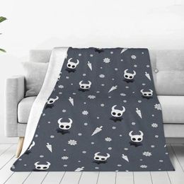 Blankets Hollow Knight Game Fleece Decoration Novelty Adult/Kid Portable Ultra-Soft Throw Blanket For Home Car Rug Piece