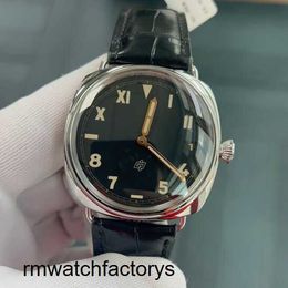 Classic Wrist Watch Panerai Radiomir Series California Face Bubble Mirror Mechanical Swiss Watch Men's Watch Large Dial 47mm Manual Mechanical PAM00424
