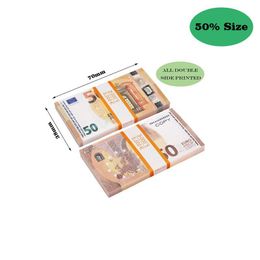 Math Counting Time Wholesale Top Quality Billet Euro Copy 10 20 50 100 Party Fake Banknotes Notes Faux Euros Play Collection Gifts Rea Otasd