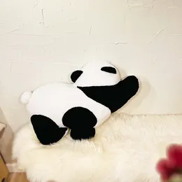 Pillow Panda Animal Back Shape Cute Soft Teddy Fleece Car Sofa Chair Waist Throw Chic Room Decoration