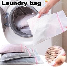 Laundry Bags 1/2/3Pc Wash Mesh Foldable Zippered Underwear Socks Bras Prevent Clothing From Deforming And Knotting Tools