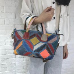 Shoulder Bags San Maries Designer Cow Leather For Women Small Handbag Hand Bag Female Vintage Purses And Handbags