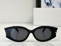 Studeds Oval Sunglasses Shiny Black/Grey Lens Women Men Designer Sunglasses Summer Shades Sunnies Lunettes de Soleil UV400 Eyewear