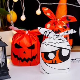 Gift Wrap Halloween Bags For Guests Candy Bag Packaging Cookie Christmas And Birthday Pumpkin Ghost Bat24Pcs