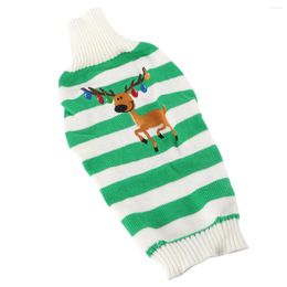 Dog Apparel Cartoon Christmas Sweater: Holiday Puppy Costume Warm Clothing Winter Knitwear For Small And Cat