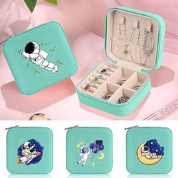Cosmetic Bags PU Leather Waterproof Jewellery Box Portable Storage Case Device Necklace Ring Earrings Display Pattern Series