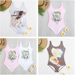 Designer Bikinis Sexy One-pieces Swimsuit Floral Printed Mesh Letter Embroidery See-through Lace Bikini Summer Swimwear Beach Swimsuit FZ2404262