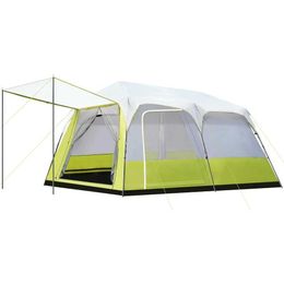 Tents and Shelters 8/10 person camping tent pop-up family easy to set up immediately spacious interior space including room zoningQ240511