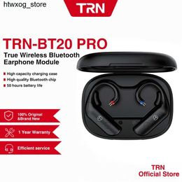 Headphones Earphones TRN BT20pro EarphoneS Module Upgrade Cable Wireless Bluetooth 5.3 HIFI 2PIN/MMCX Connector Replaceable Plug Ear Hook S24514 S24514