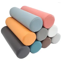 Pillow Comfort Solid Colour Sofa Cylinder Round Waist Leg Living Room Headrest Office