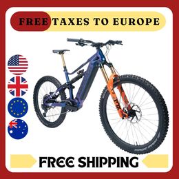 Enduro Adult Bikes 1000W Full Suspension Bafang M620 Off Road Electric Bicycle Aluminium Mountain Downhill MTB Ebike