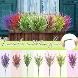 Decorative Flowers Home 1PC Bouquet Latex Decoracion Bridal Decoration Wedding Long Flower Boxes For Arrangements