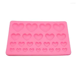 Baking Moulds Heart Shaped Silicone Mold Fondant Cake Border Mould Chocolate Decorating Tools Kitchen Accessories Dropship