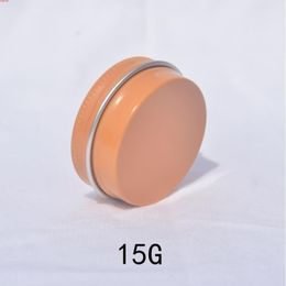 15g Orange Cream Packaging Aluminum Box Incense Candle Pomade Jars Empty 15ml Tea Jewelry Gift Potgoods Umiiw Wangi