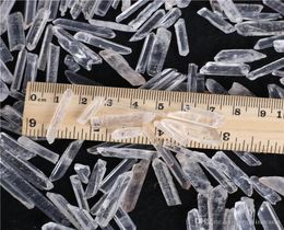 200g Clear Quartz Arts and Crafts Crystal Mineral Healing Reiki Good Lucky Energy Minerals Wand 2040mm Loose Beads For Jewellery 8119214