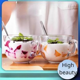 Wine Glasses Milk Cup Household Ins Wind Big Stomach Water Glass Department Store Gift Breakfast High Beauty Advertising Oat